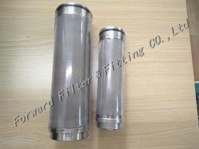 China 2-200 Um Filter Size Industrial Filter Cartridge , Stainless Steel Filter For Industrial Process for sale