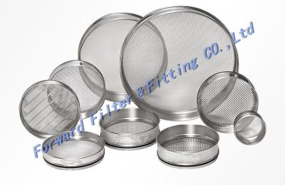 China Stainless Steel Test Sieve Mesh Sieve / Particle Size Analysis Sieve for sale