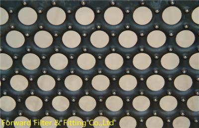 China Anti - Skid Stone Gray Perforated Galvanized Sheet Metal / Perforated Metal Panels for sale