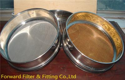 China Wire Mesh Test Sieve / Perforated Plate Test Sieve for Pharmacy Testing for sale