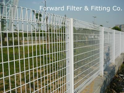 China Safety Stadium SS 201 PVC Coated Fence , Green Coated Chain Link Fence for sale