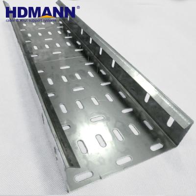 China HDmann Steel High Quality Hot Dipped Galvanized Perforated Cable Tray Metal Return Clamp for sale