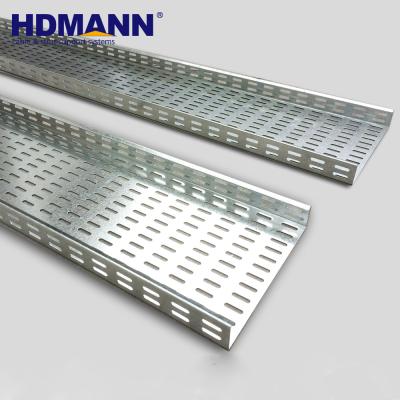 China Steel Pre Galvanized / Aluminum / HDG / Stainless / Perforated Cable Tray Sizes for sale