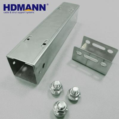 China Steel Hot Dip Galvanized Cable Trunking With Cover And Accessories for sale