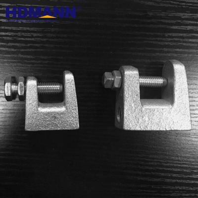 China Construction Area M8 M10 M12 Support OEM Hot Dipped Galvanized Steel Beam Clamp for sale