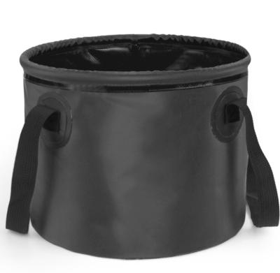 China 13L Durable Environmental Protection High Quality Waterproof Cloth Outdoor Thickened Waterproof Folding Bucket With Lid for sale