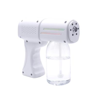 China Portable Handheld Atomizer Mist Light Ultraviolet Blue Nano Handheld Spray Gun for sale