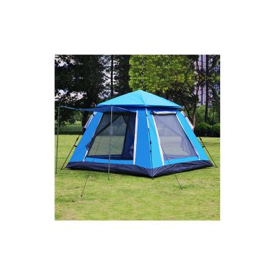 China Guarantee portable outdoor 4-5 people quality automatic tent thicken oxford rainproof fabric outdoor camping tent for sale