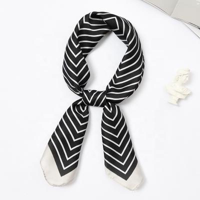 China Custom 100 Polyester Square Scarf For Women for sale