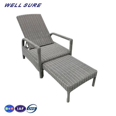 China Outdoor Weather Furniture Waterproof Cheap Outdoor Comfortable Metal Seat Low Beach Lounge Lounge for sale