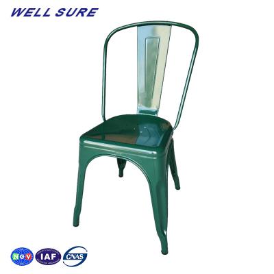 China Supplier Restaurant Kitchen Modern Outdoor Metal Manufacturer Stackable Dining Chairs for sale