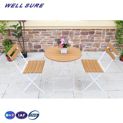 China Modern Cheap Price Outdoor Garden Patio Furniture Folding Table And Chair Set For Dining for sale