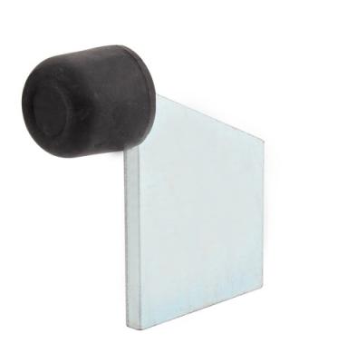 China Industrial Silver Galvanized Slip Without Big Base Plate Door Rubber Stopper for sale