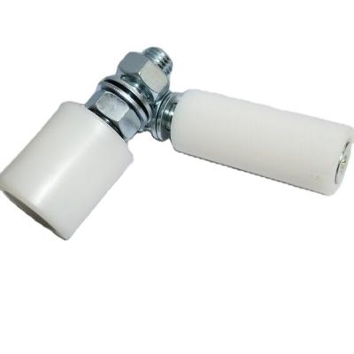 China Modern White Iron Roller Sliding Door Nylon Guide Roller for sale