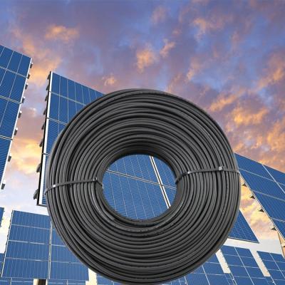 China Solar system black 4mm pv1f red solar cable 6mm for solar panel TUV solar cable wire for sale