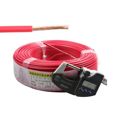 China BVR2.5mm Different Types Overhead Electrical Wire 10mm Flexible Electrical Wire And Cable 1.5mm for sale