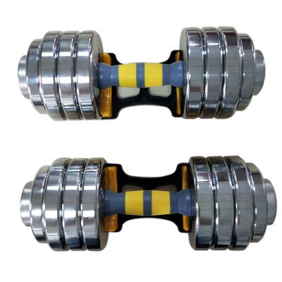 China Stainless Steel Whole Fitness Sale Adjustable Dumbbell 40kg BP-D020 for sale