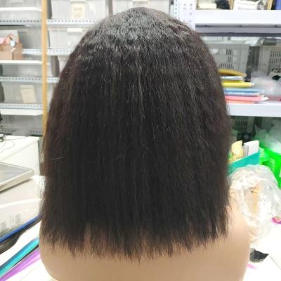 China Wholesale Afro Kinky Curly HD Curly Hair Lace Wigs Human Hair Lace Front Peruvian Virgin Hair 360 Lace Front Wigs For Black Women for sale