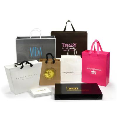 China Recyclable Custom Plain Printed Luxury Premium Stain UV Grocery Small Gift Business Eco Friendly Recycled Paper Bag With Satin Bow for sale