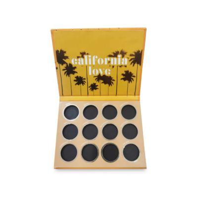 China Recycled Materials Wholesale Luxury Paper Eye Shades Palette Packaging Box Cardboard Eyeshadow Contracts for sale