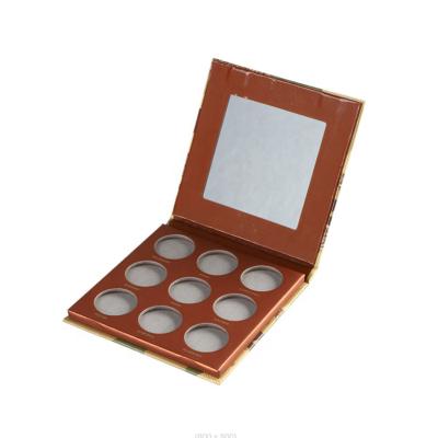 China Recycled Materials Private Label Eyeshadow Palette 12 Holes Paper Eye Shadow Palette Empty Eye Shadow Box Common Life Makeup for sale