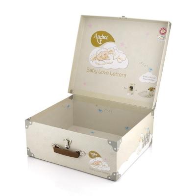 China Toy Packaging With Handle Box Biodegradable Kids Suitcase Portable Storage Box for sale