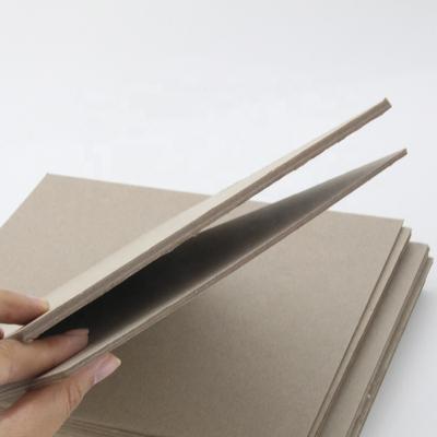 China 1Mm Biodegradable Recycled Hard Book Cover Gray Board Paper Duplex Board/Straw Board Sheets for sale