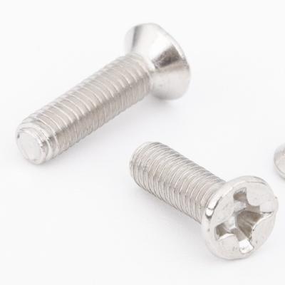 China Convenient Pan Factory Supplier New Brand OEM Make Countersunk Flat Head Machine Screw for sale