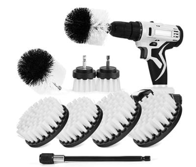 China Low cost& Long Life Drill Attachment Play Brush Power Scrubber Brush Cleaning Kit 9 Pieces for sale