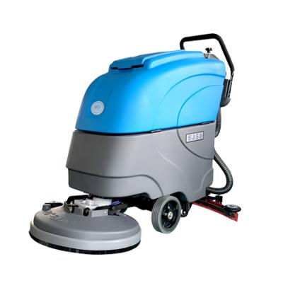 China Hotels Shuojie SJ50 Walk-Behind Compact Floor Scrubber Or Cleaning Machine for sale