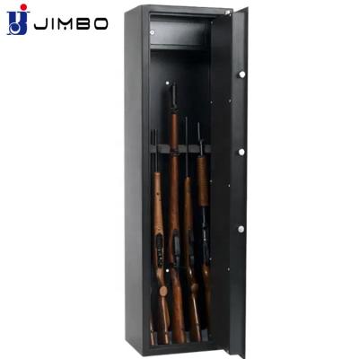 China Home Room/Office/Market or Warehouse/Jewelry Shop/Hotel Room Hotel Room JIMBO Security Portable Steel Biometric Fingerprint Gun Safe Storage Guns Cabinet with Key Lock for sale