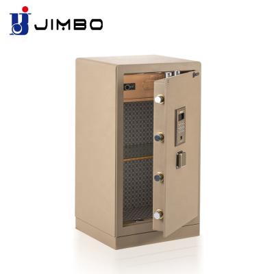 China High Quality Burglar Leather Steel Money Deposit Hotel Security Bank Filing Cabinet Digital Smart Jewelry Safe Box For Home for sale