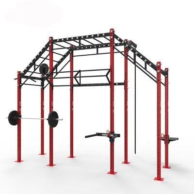 China Universal Custom Commercial Freestanding Training Machine Crossfit Rig Crossfit Sport Fitness Rack for sale