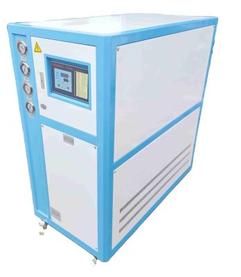 China Hot Sale 12KW 10HP 12 Ton Tabletop Salad Ac Chiller Cooler Water Chiller for Printing Shops for sale