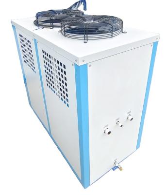 中国 High-accuracy 18KW 5HP Chiller Compressor Open Face Air Cooled Chiller for Incubator 販売のため