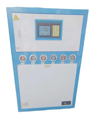 China Hot Sale 30KW Milk Machine 15HP Air Cooled Scroll Type Mini Heat Chiller For Fish Farm for sale