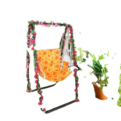 China Cheap Swing Egg Rattan Double Seat Kids Swing Chair Patio Hanging Egg Chair With Stand Swing Chair Stand for sale