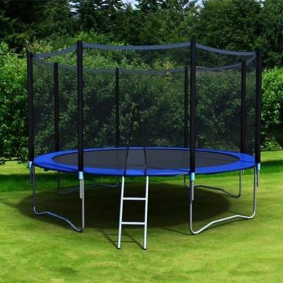 China Safety made suitable for fitness training great with barrier adult use outdoor trampoline for sale