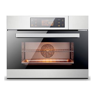 China 8-function Built-in Steam Oven + Heating Kitchen Cooking Appliances Stainless Steel High End Steam Oven for sale