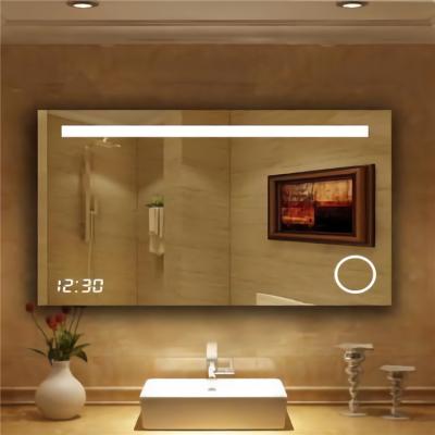 China Modern Hot Selling Lighted LED Bathroom Vanity Mirror Compact Mirror With Led Light for sale