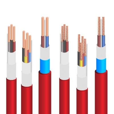 China Construction tunnel train power station hotel 2/3/4 core 1.5mm core copper wire industrial ground fire proof rated resistance alarm cable and wire for sale