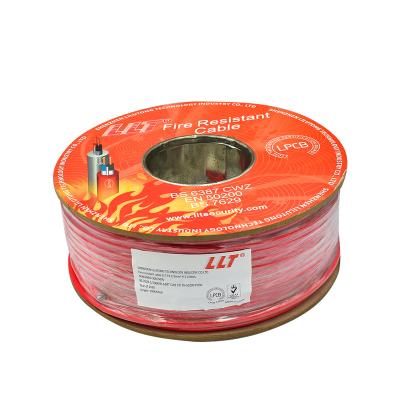 China Construction Heavy Duty Thermoplastic Low Smoke Halogen Free Fire Cable For Security Building for sale