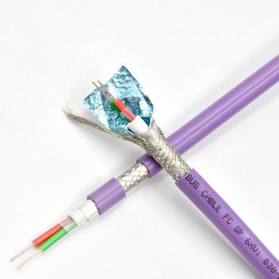 China Flexible Aerial Braid Copper Wire High Quality PVC Network Process Field Field Bus Cable Stranded for sale