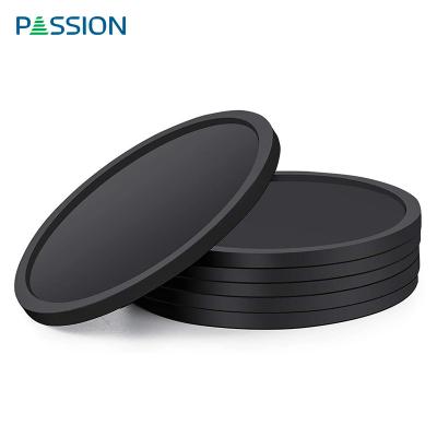 China Heat Resistant Round Bowl Viable Mat Home Decor Silicone Drinks Coaster Table Pad Silicone Insulation Place Mat Cup for sale