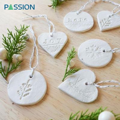 China Sustainable Home First December Ornament Ceramic Baby Personalized Christmas Hanging Decoration for sale