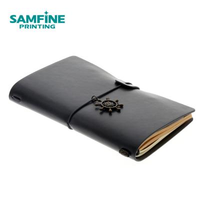 China Noted wholesale price cover business travelers a5 genuine leather diary notebook insert for sale