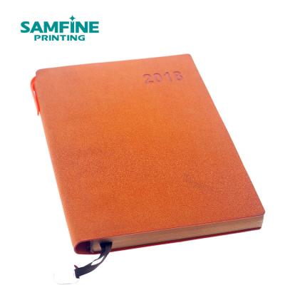 China Noted Promotional Gifts PU Cover Business Gift Custom Soft Leather Craft Notebook Set for sale