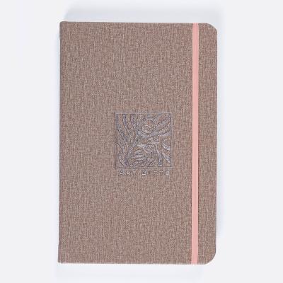 China paper & Custom Genuine Leather Bound Cardboard Cover Travelers PU Leather Diary Book Planner Notebook Printing for sale