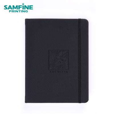 China paper & Cardboard Hardcover PU Leather Notebooks Printing Gift Diary Printing Emboss Logo Customs Service for sale