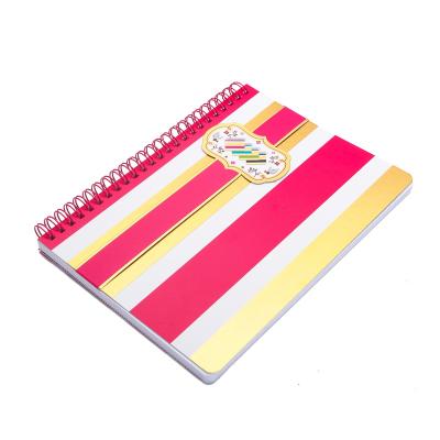 China printed a5 hardcover book wholesale OEM custom design cheap custom YO diary spiral school notebook for sale